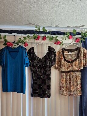 LARGE...SET OF 3 WOMENS BLOUSES